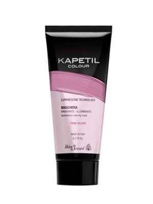 Маска для волос с окрашивающим эффектом - Розовые румяна Kapetil 200мл.
